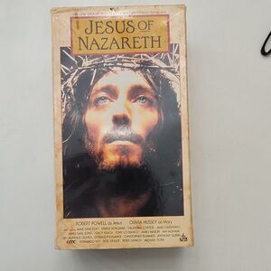 Jesus of Nazareth VHS Box Set LIVE Entertainment Franco Zeffirelli Powell Hussey
